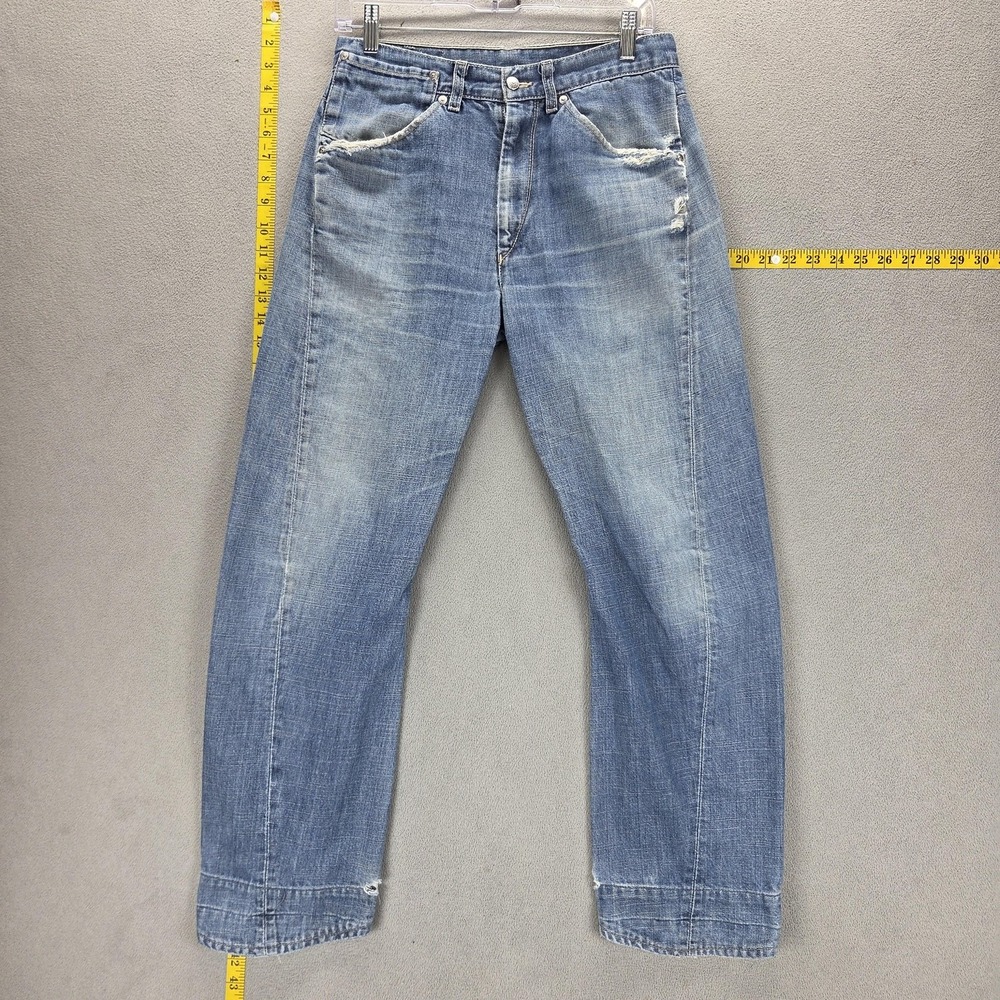 Vintage Levis Engineered Jeans Mens Blue Twisted Zip Fly Fits 28x28